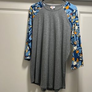 Lularoe Disney Women’s 3/4 sleeve size XL